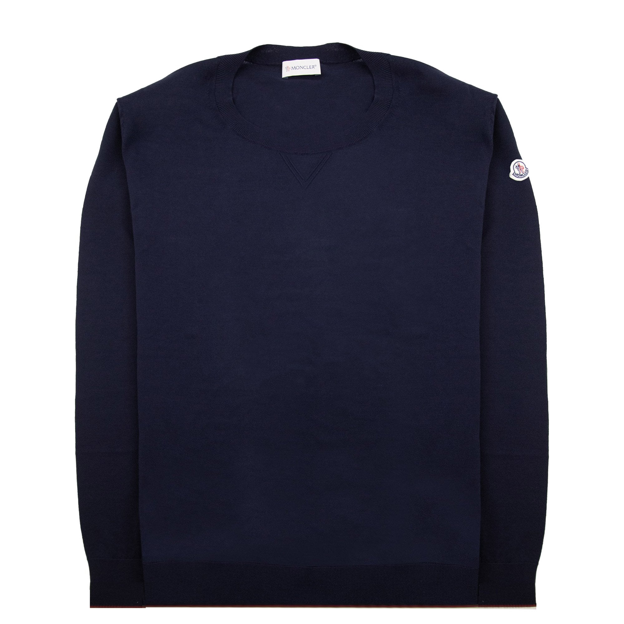 Moncler Cashmere Wool Knitted Sweater Navy 778