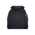 Stone Island Junior 4100005 Skin Touch Wind Resistant Jacket Black V0029