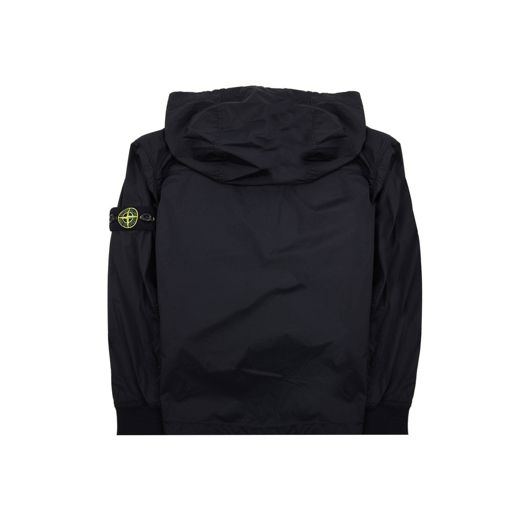 Stone Island Junior 4100005 Skin Touch Wind Resistant Jacket Black V0029