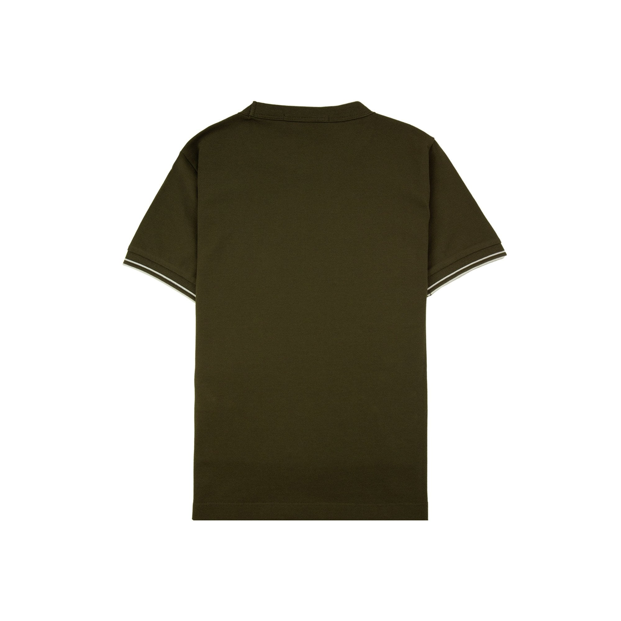 Stone Island Junior 2100001 Light Cotton Compass Patch T Shirt Khaki V0054