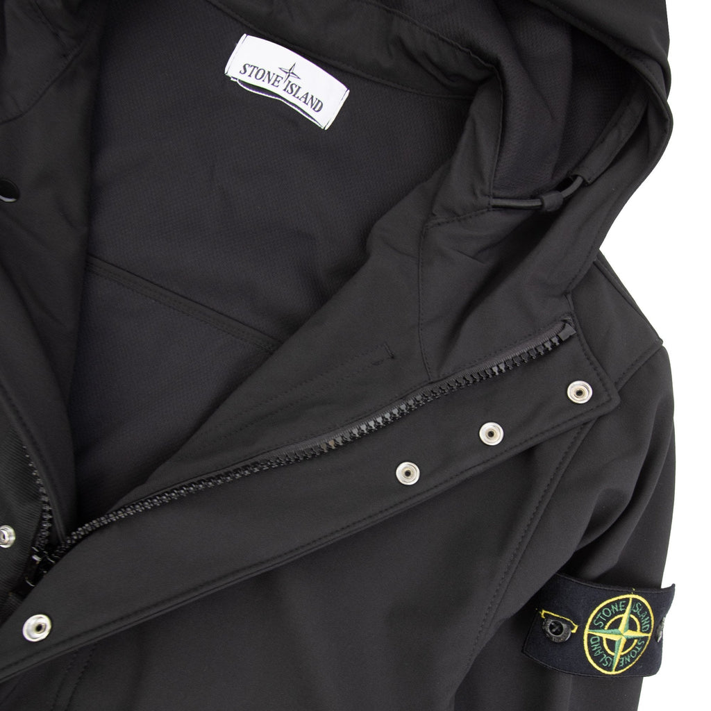 Stone Island 4100090 Light Soft Shell Black V0029