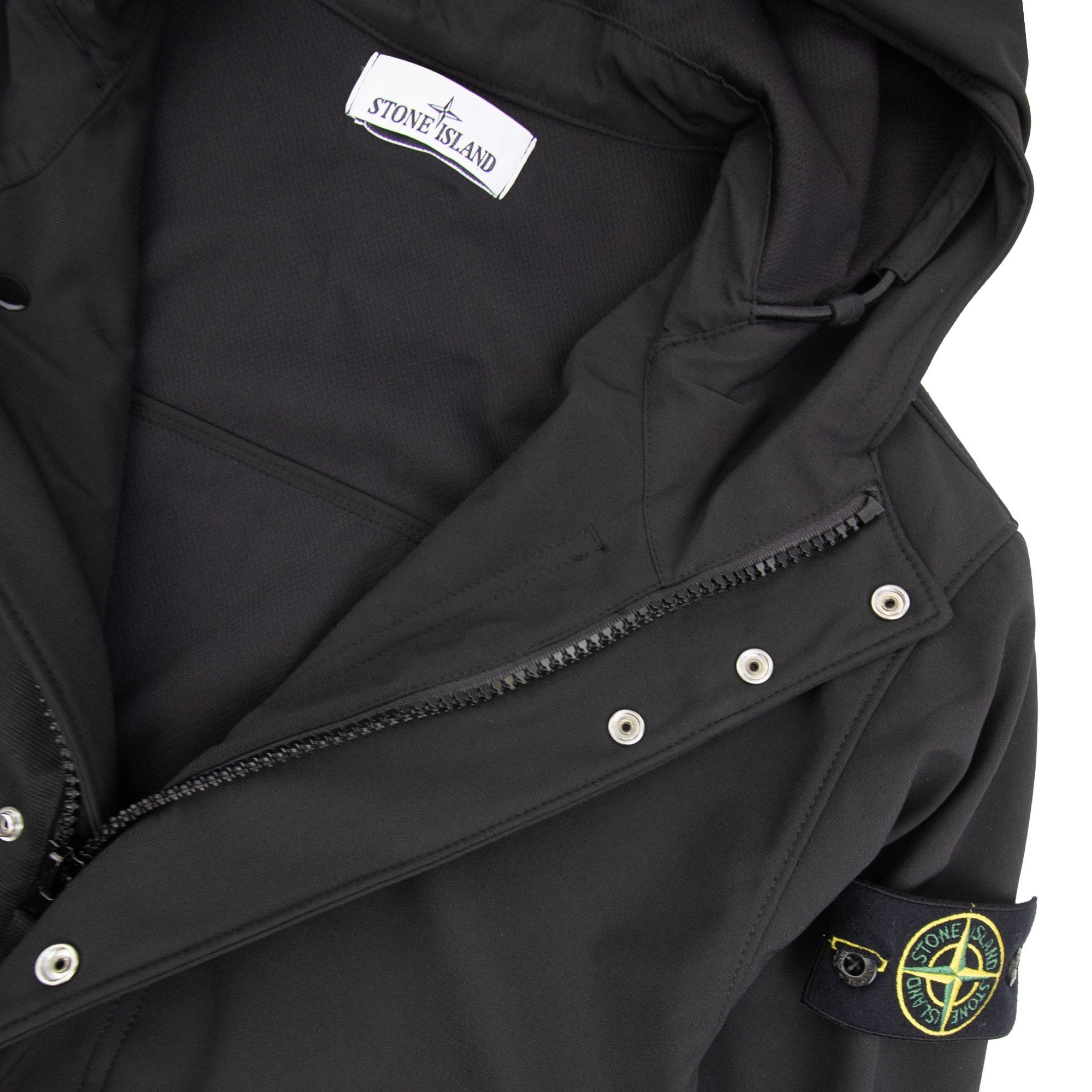 Stone Island 4100090 Light Soft Shell Black V0029