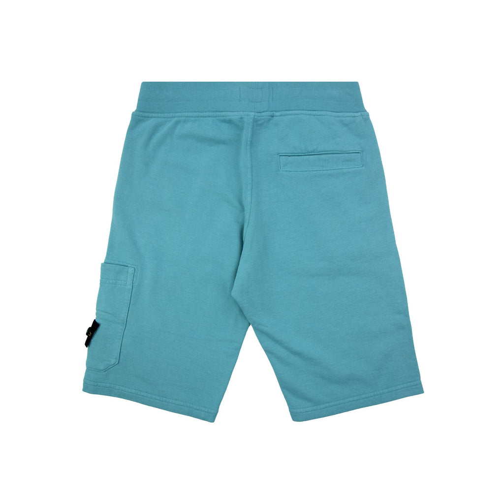 Stone Island Junior S/s Shorts Turquoise V0042