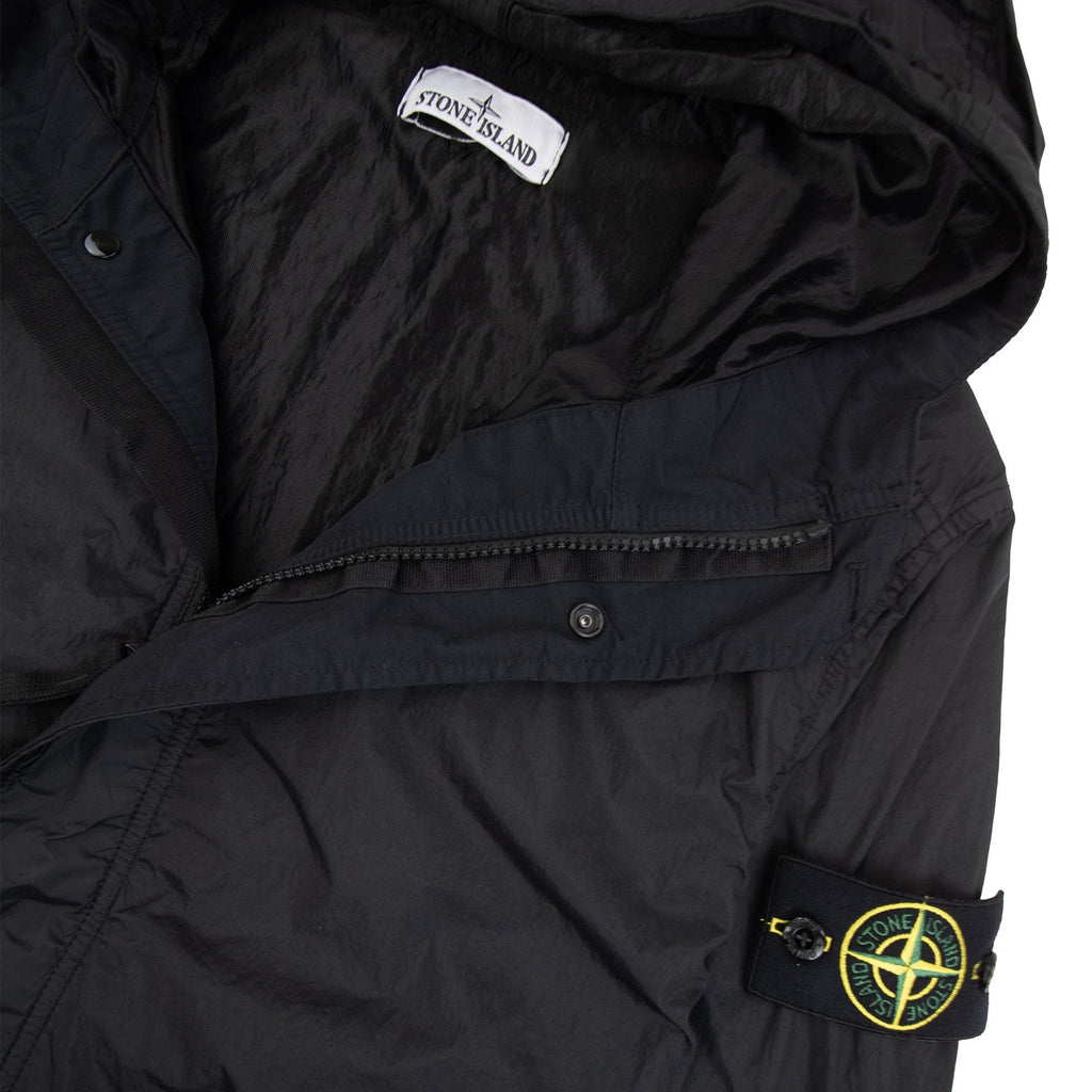 Stone Island 4100092 Crinkle Reps R-ny Jacket Black V0029