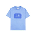 Cp Company Undersixteen Patch Logo T-shirt Light Blue 857
