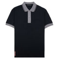 Prada Piquet Cotton Polo Black/grey