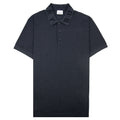 Burberry Ryland Block Collar Writing Polo Dark Grey