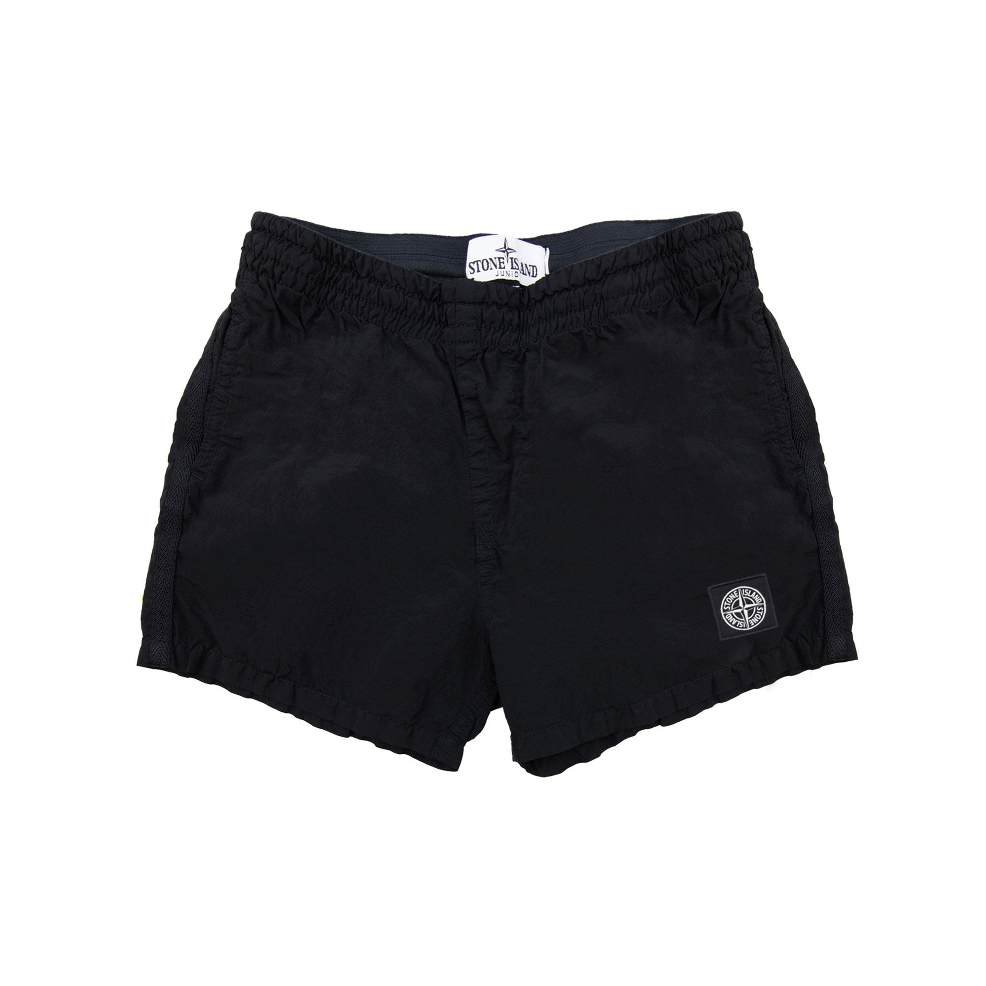 Stone Island Junior B10001 Nylon Metal In Econyle Swim Shorts Black V0029