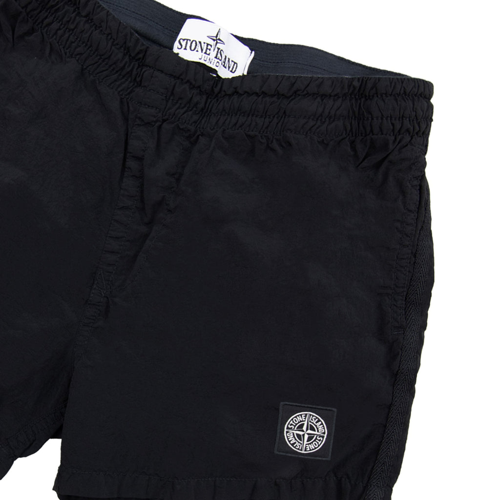 Stone Island Junior B10001 Nylon Metal In Econyle Swim Shorts Black V0029