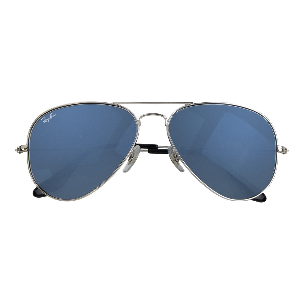 Ray.ban Aviator Large Metal Sunglasses Blue/Silver