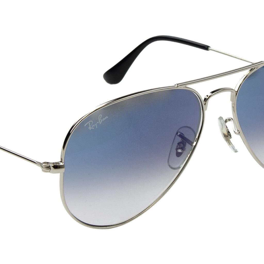 Ray.ban Aviator Large Metal Sunglasses Blue/Silver