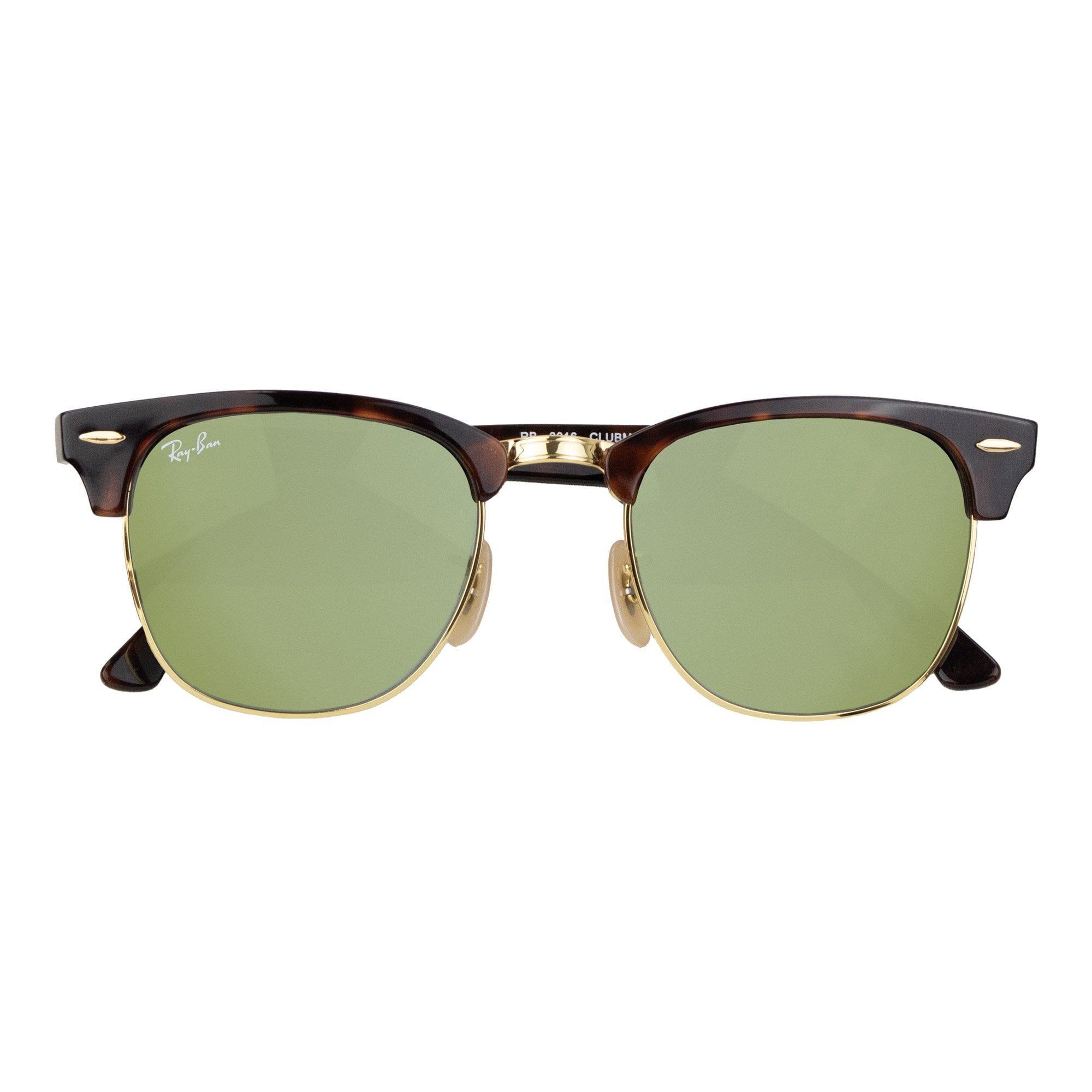 Ray.ban Clubmaster Flash Lense Sunglasses Green