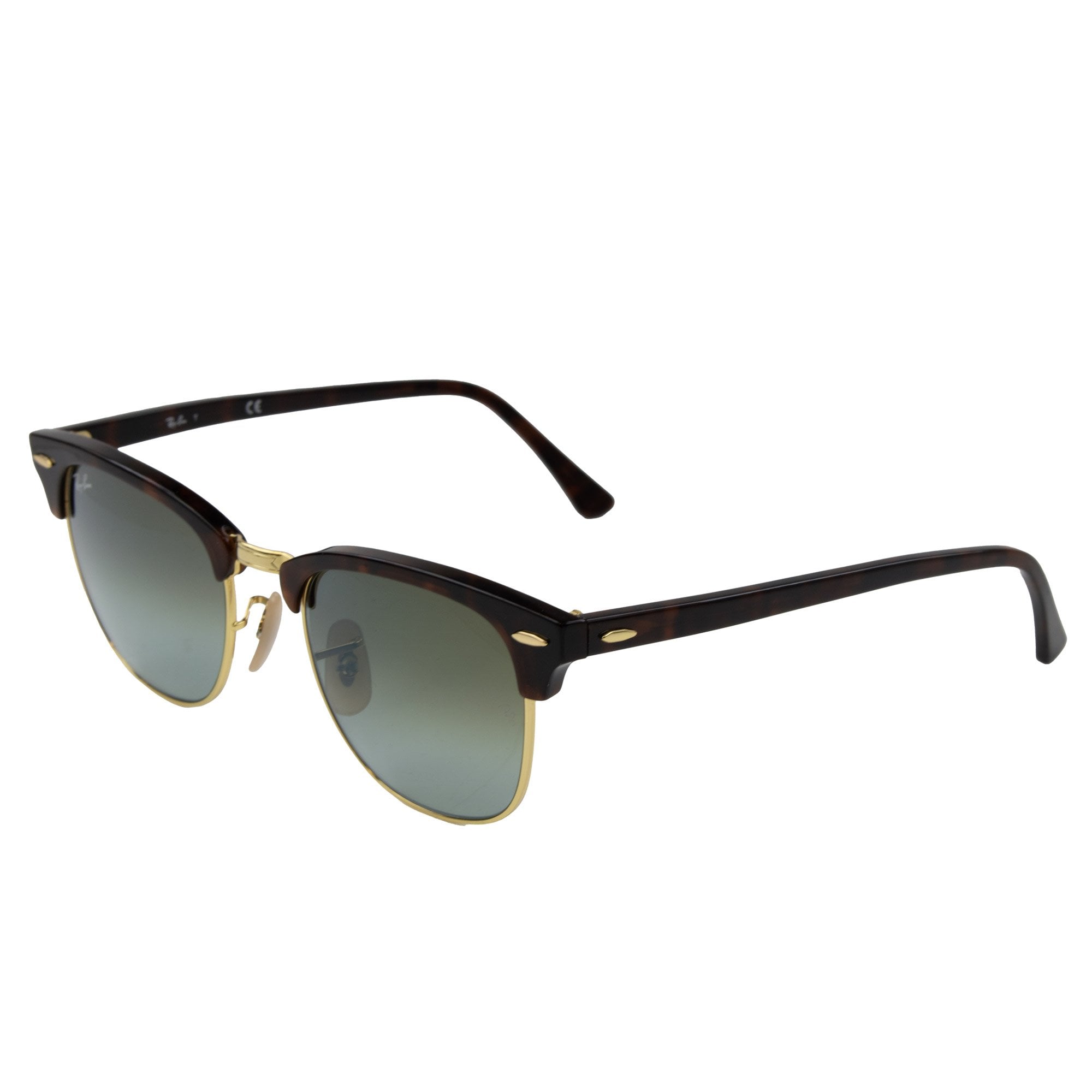 Ray.ban Clubmaster Flash Lense Sunglasses Green