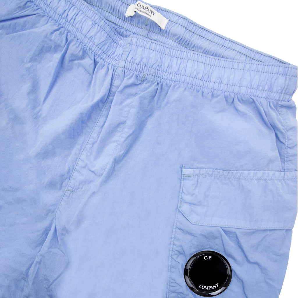 Cp Company Undersixteen Chrome-r Lense Cargo Swim Shorts Light Blue 857