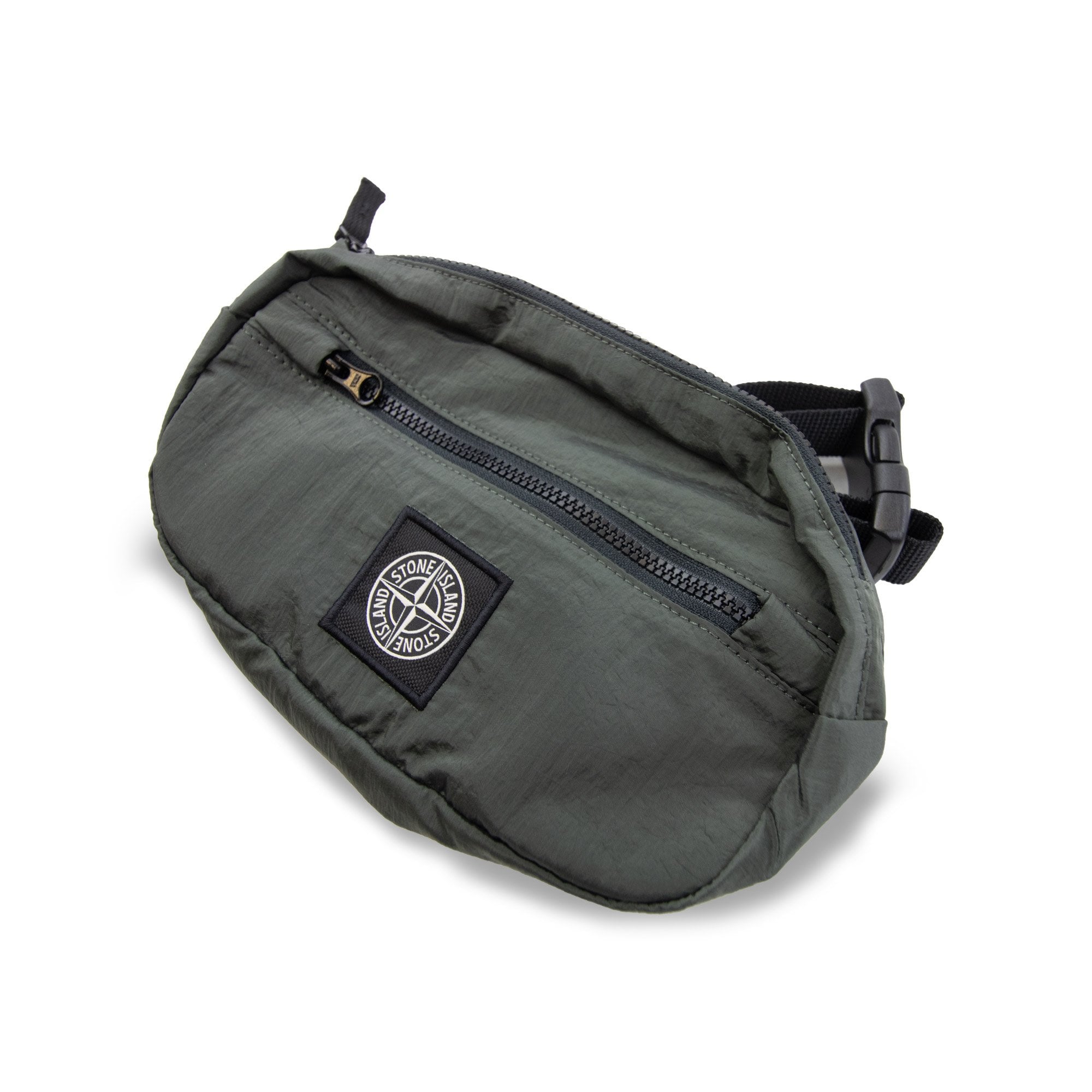 Stone Island Junior 91564 Nylon Metal Pouch Bag Khaki V0054