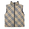 Burberry Reversible Check Down Puffer Gilet Sand Ip Check