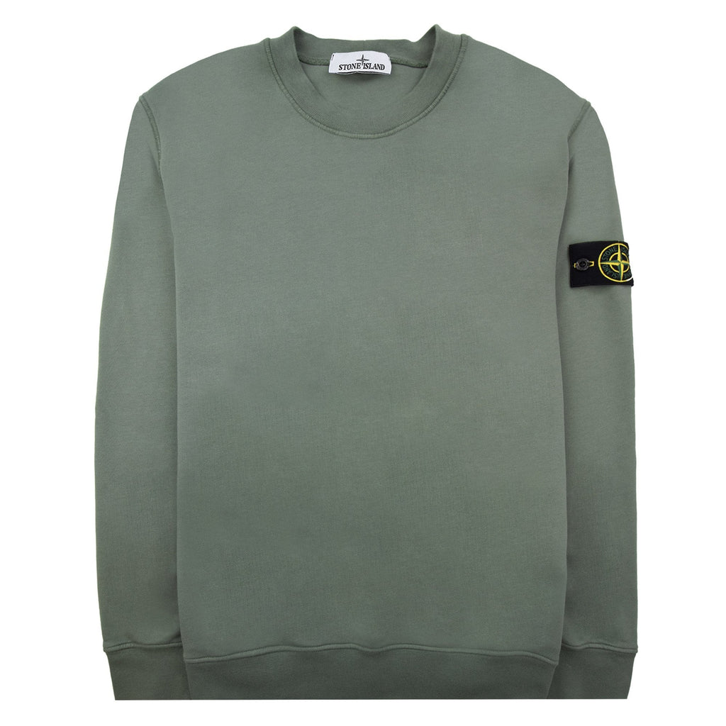 Stone Island 63020 Crewneck Sweatshirt Khaki V0059