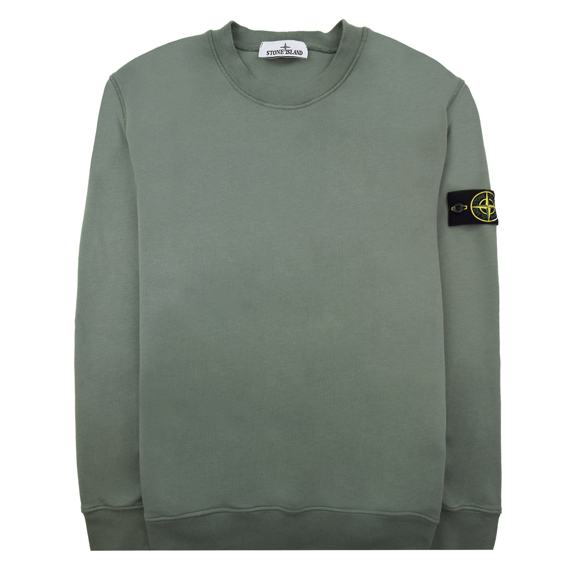 Stone Island 63020 Crewneck Sweatshirt Khaki V0059