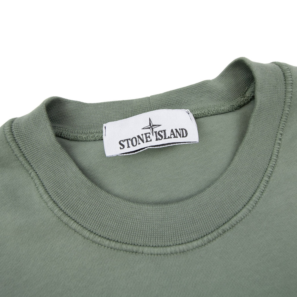Stone Island 63020 Crewneck Sweatshirt Khaki V0059