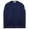 Moncler Tri-colour Knitted Button Cardigan Navy 778