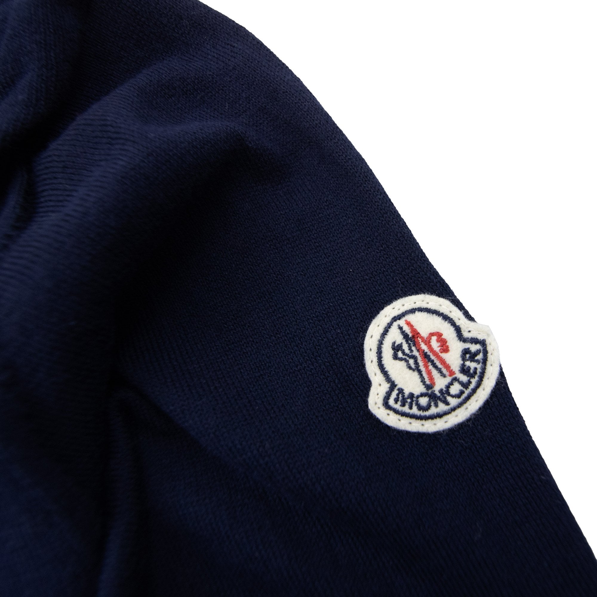 Moncler Tri-colour Knitted Button Cardigan Navy 778