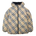 Burberry Reversible Check Down Puffer Jacket Sand Ip Check