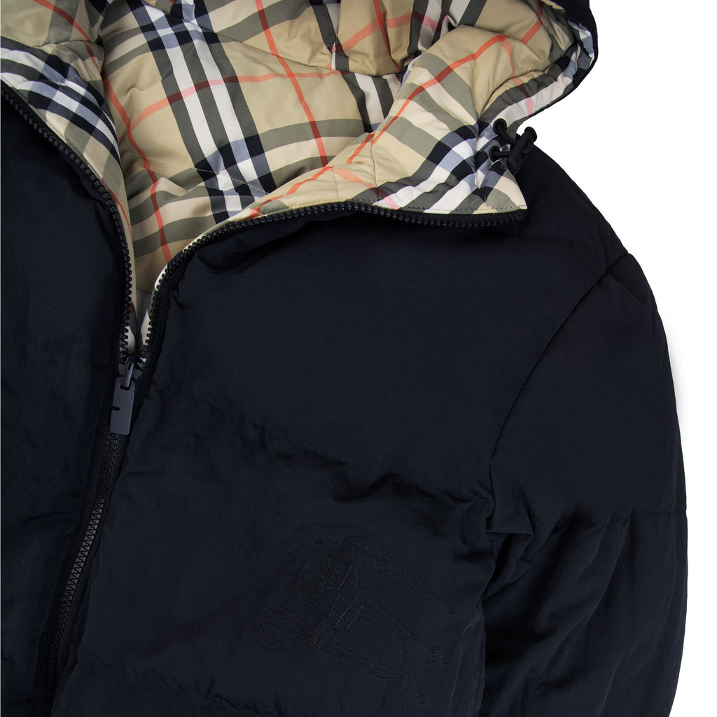 Burberry Reversible Check Down Puffer Jacket Sand Ip Check