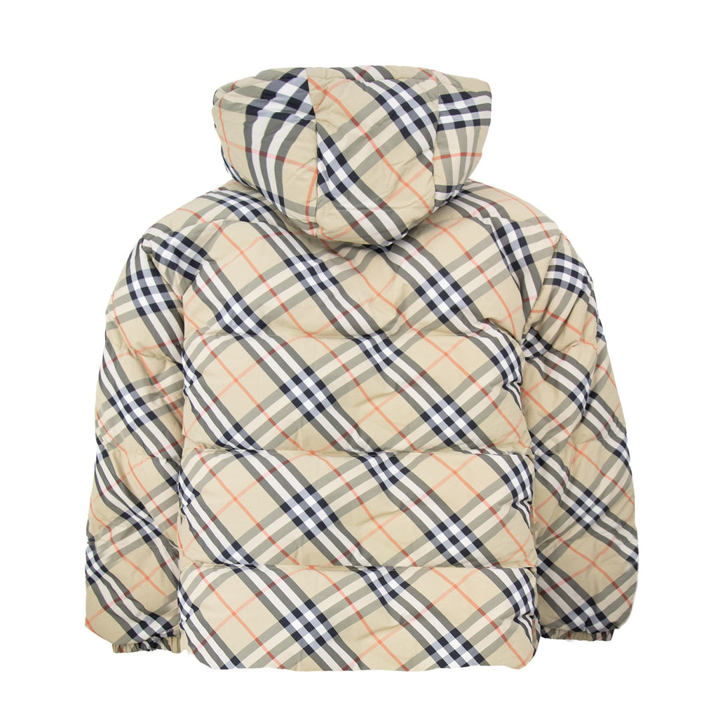 Burberry Reversible Check Down Puffer Jacket Sand Ip Check
