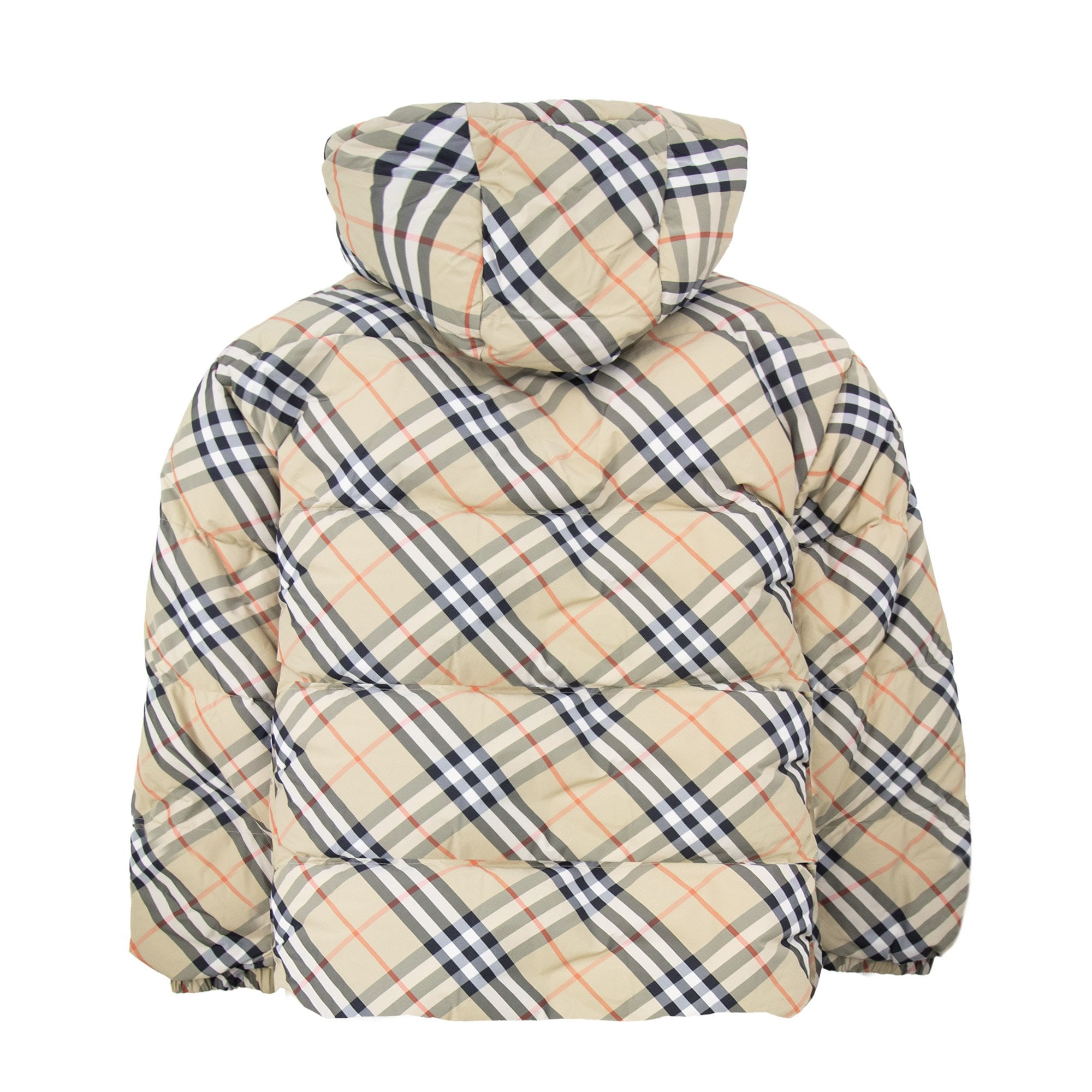 Burberry Reversible Check Down Puffer Jacket Sand Ip Check