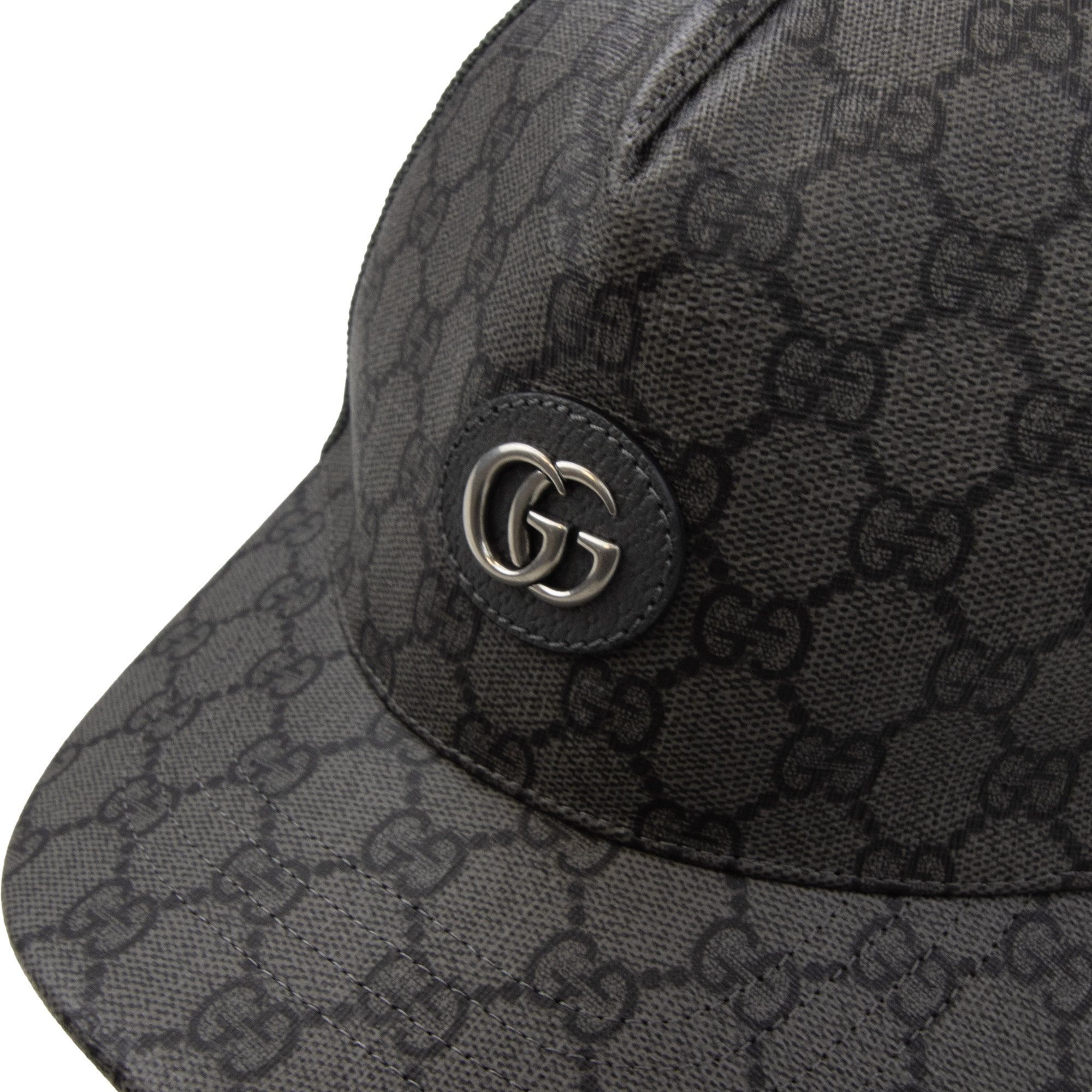 Gucci Supreme Gg Jacquard Trucker Cap Grey