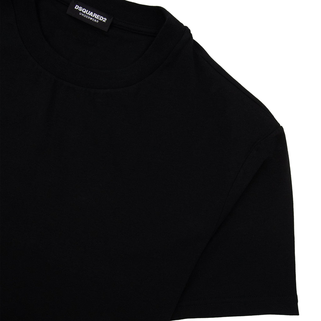 Dsquared2 Embroidered Back Logo T Shirt Black