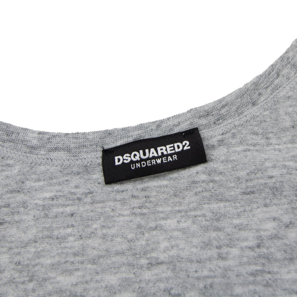 Dsquared2 Back Logo Tank Top Marl Grey
