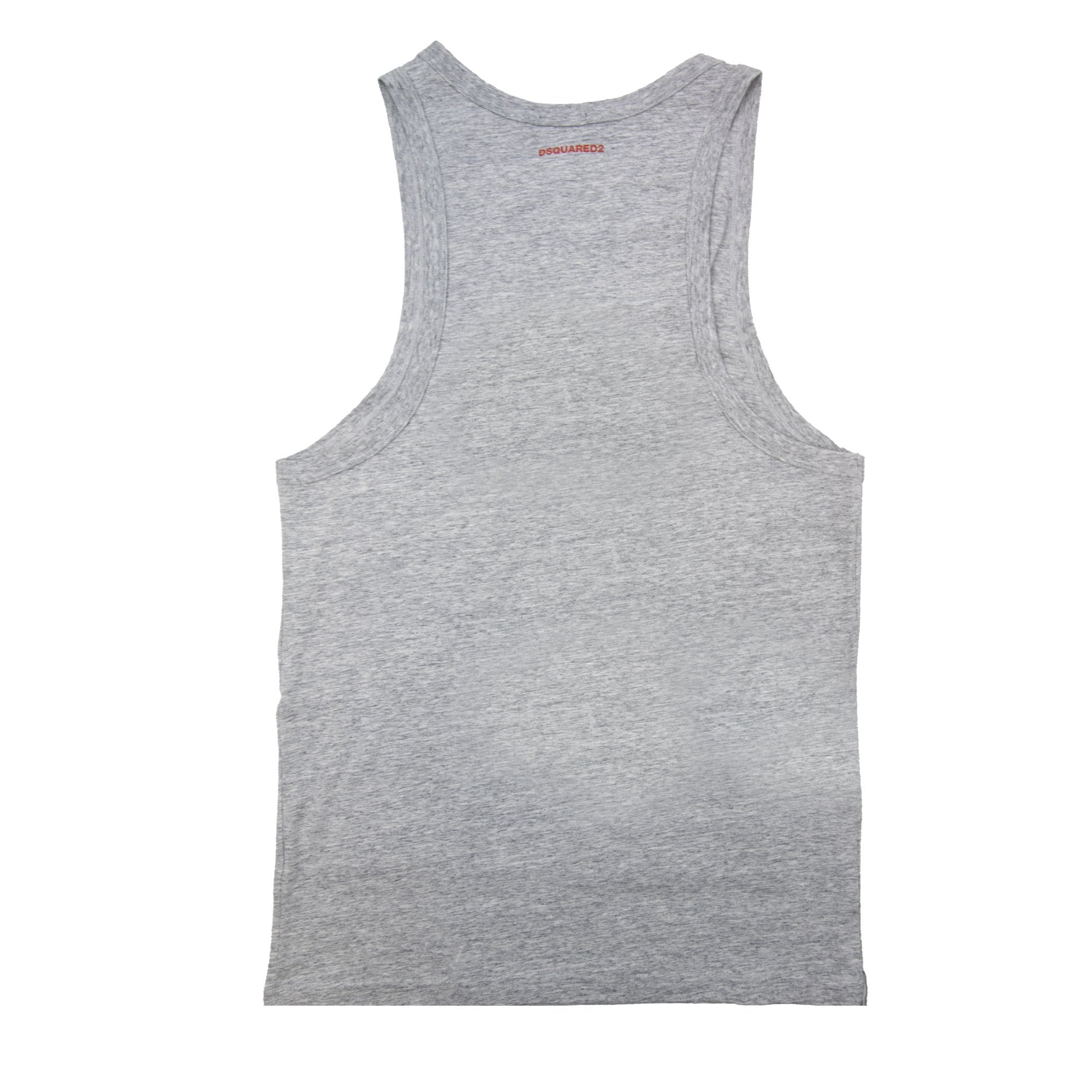 Dsquared2 Back Logo Tank Top Marl Grey
