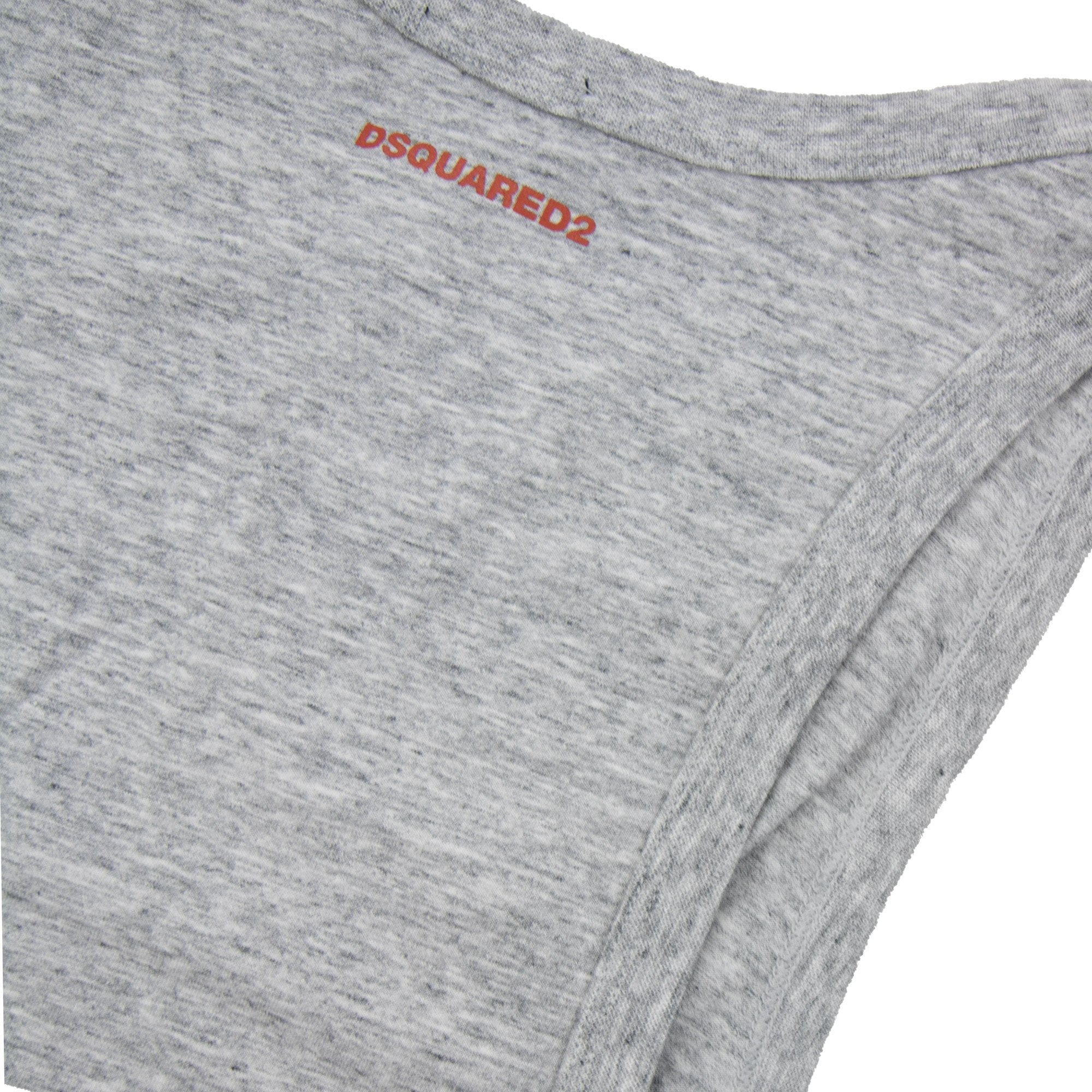 Dsquared2 Back Logo Tank Top Marl Grey