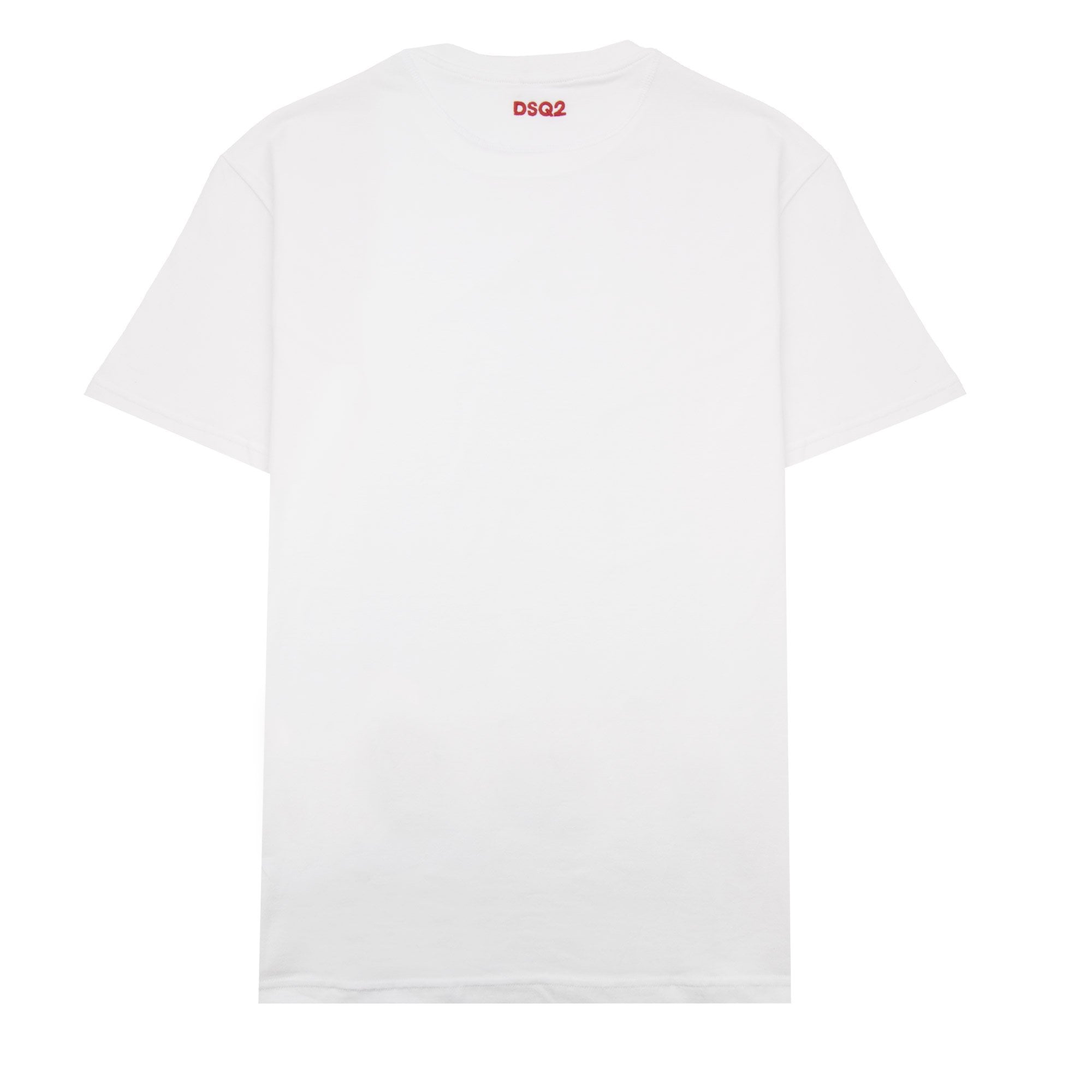 Dsquared2 Embroidered Back Logo T Shirt White
