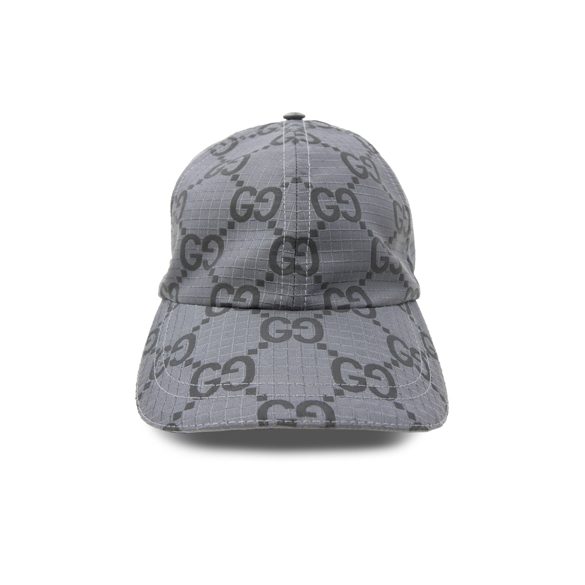 Gucci Gg Ripstop Baseball Cap Grey