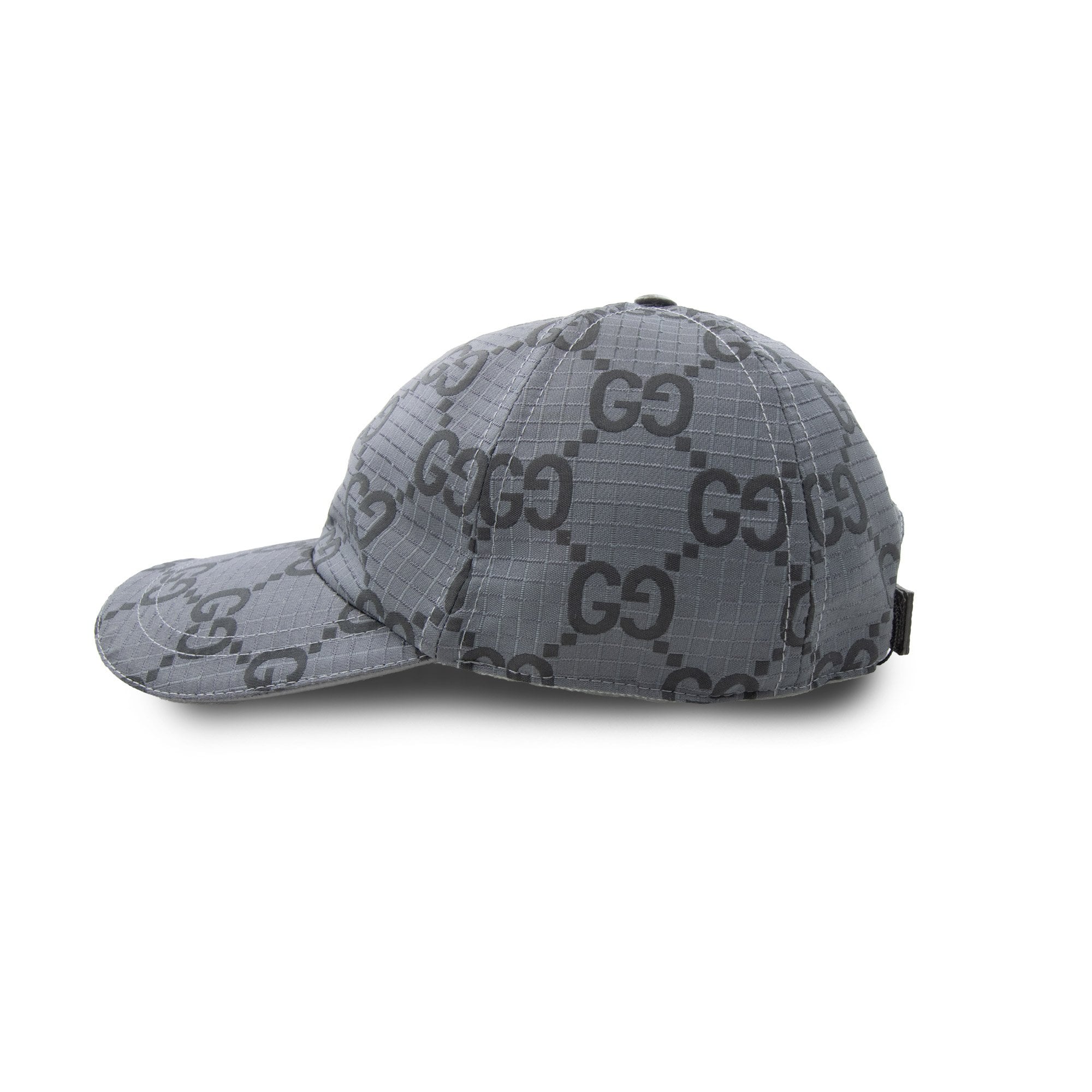 GUCCI ウールキャップ グレー Gucci Gucci Gg Ripstop Baseball Cap Grey - MEN from Onu UK
