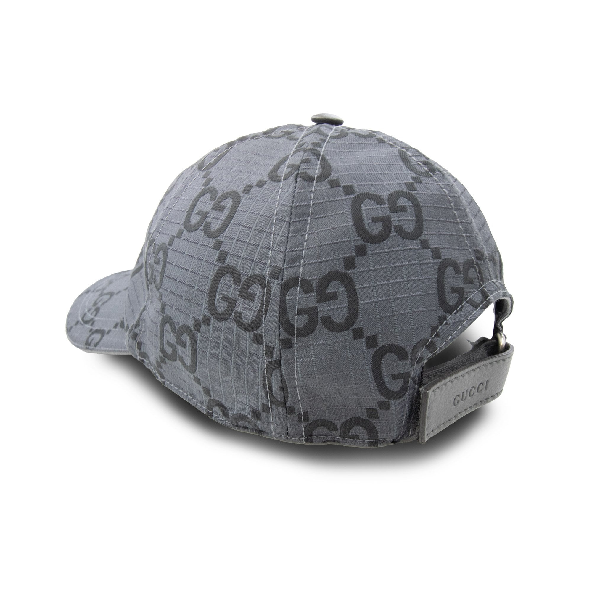 Gucci Gg Ripstop Baseball Cap Grey