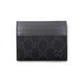 Gucci Bi-colour Card Case With Gg Detail Black