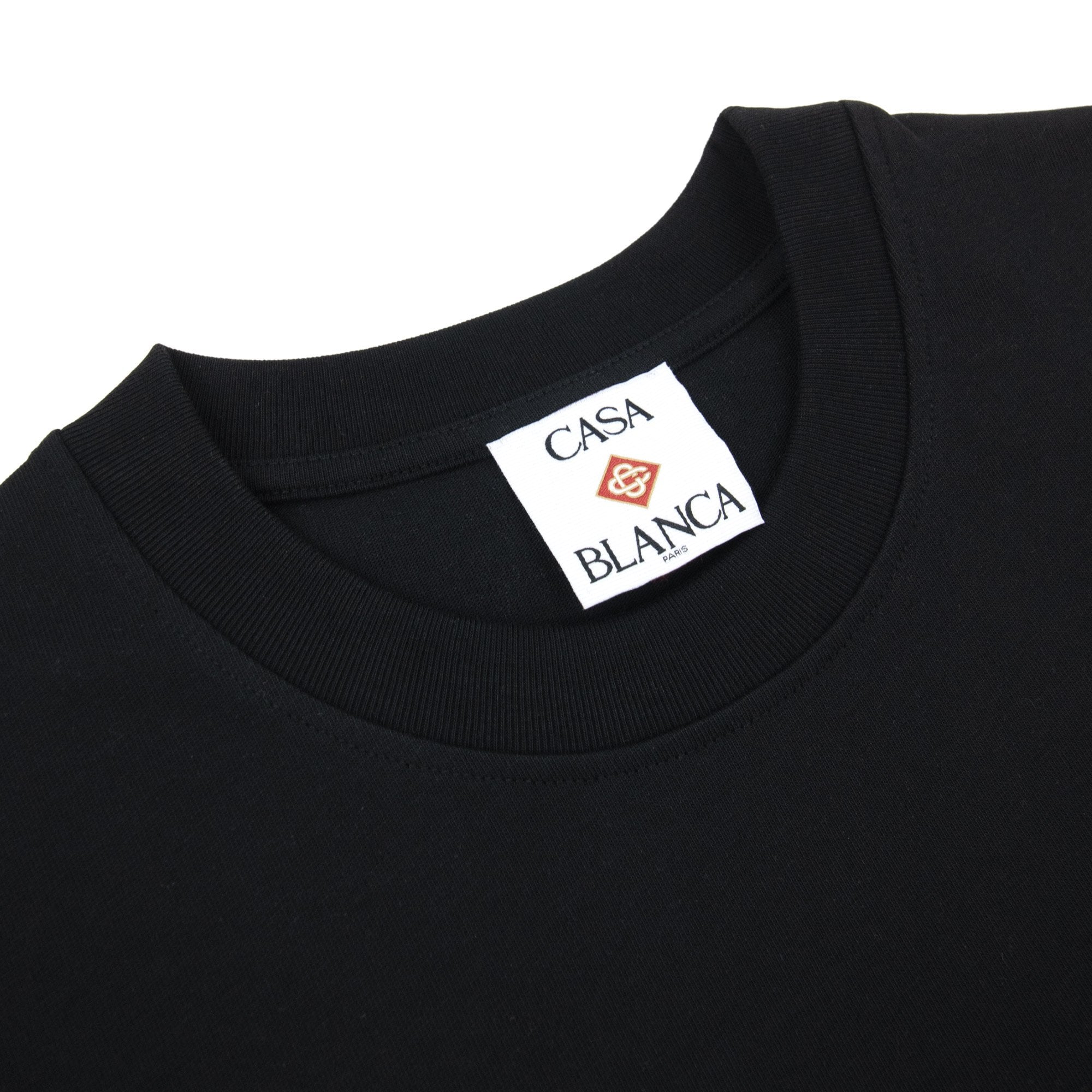 Casablanca Casa Way Mountain Short Sleeve T-shirt Black