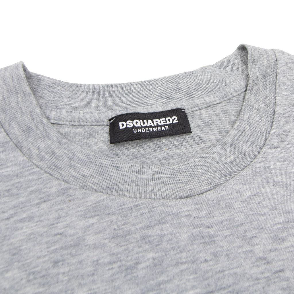 Dsquared2 Small Logo Plain T Shirt Grey