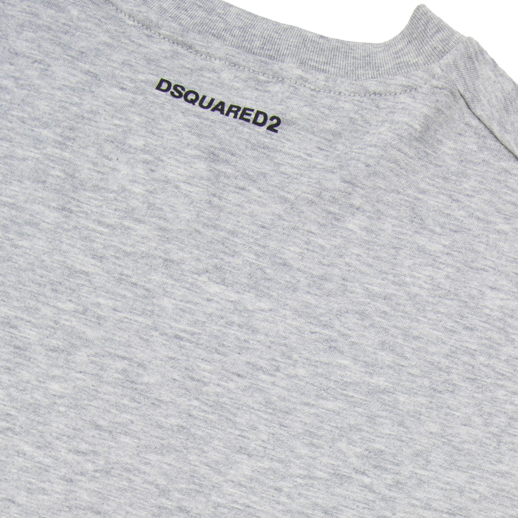 Dsquared2 Small Logo Plain T Shirt Grey