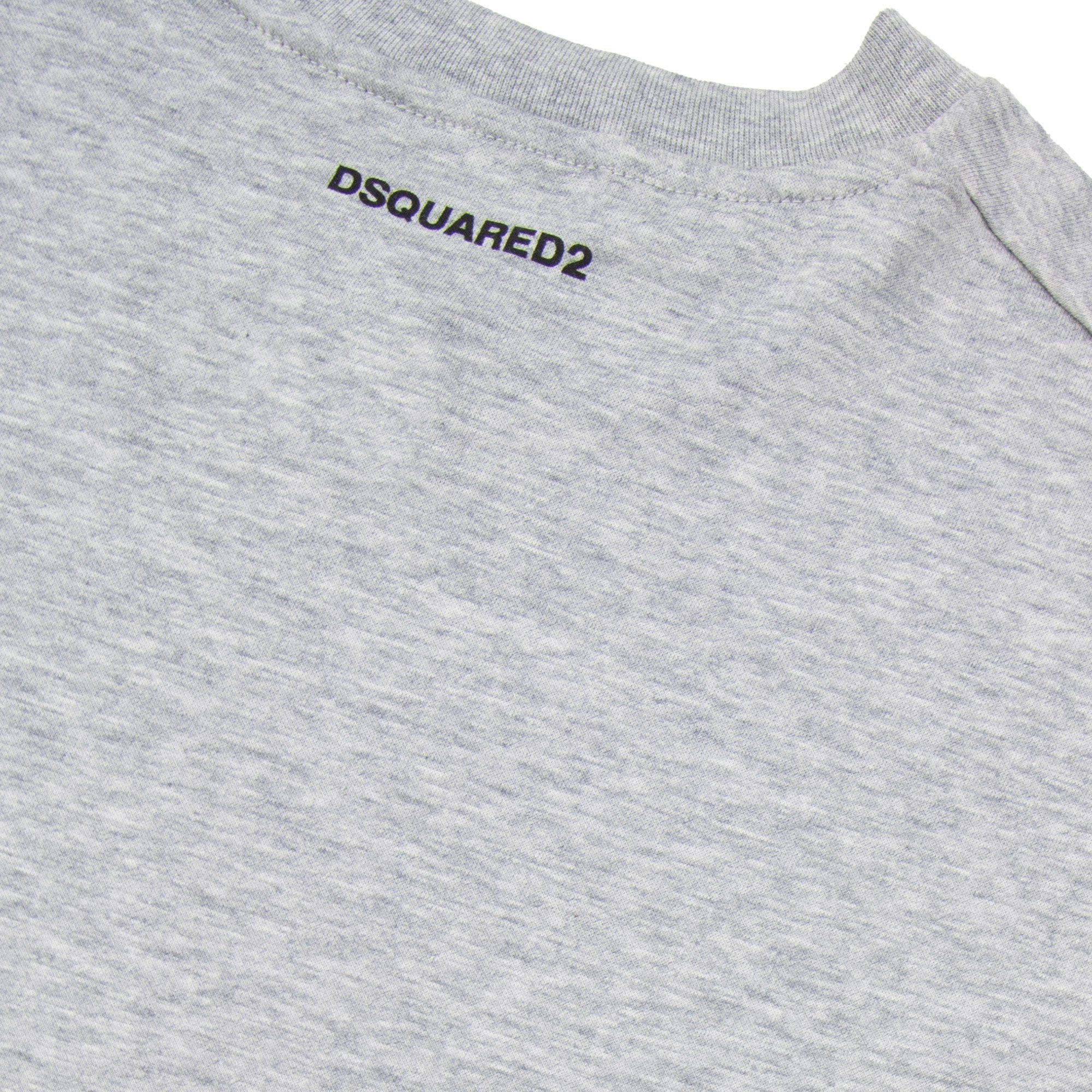 Dsquared2 Small Logo Plain T Shirt Grey