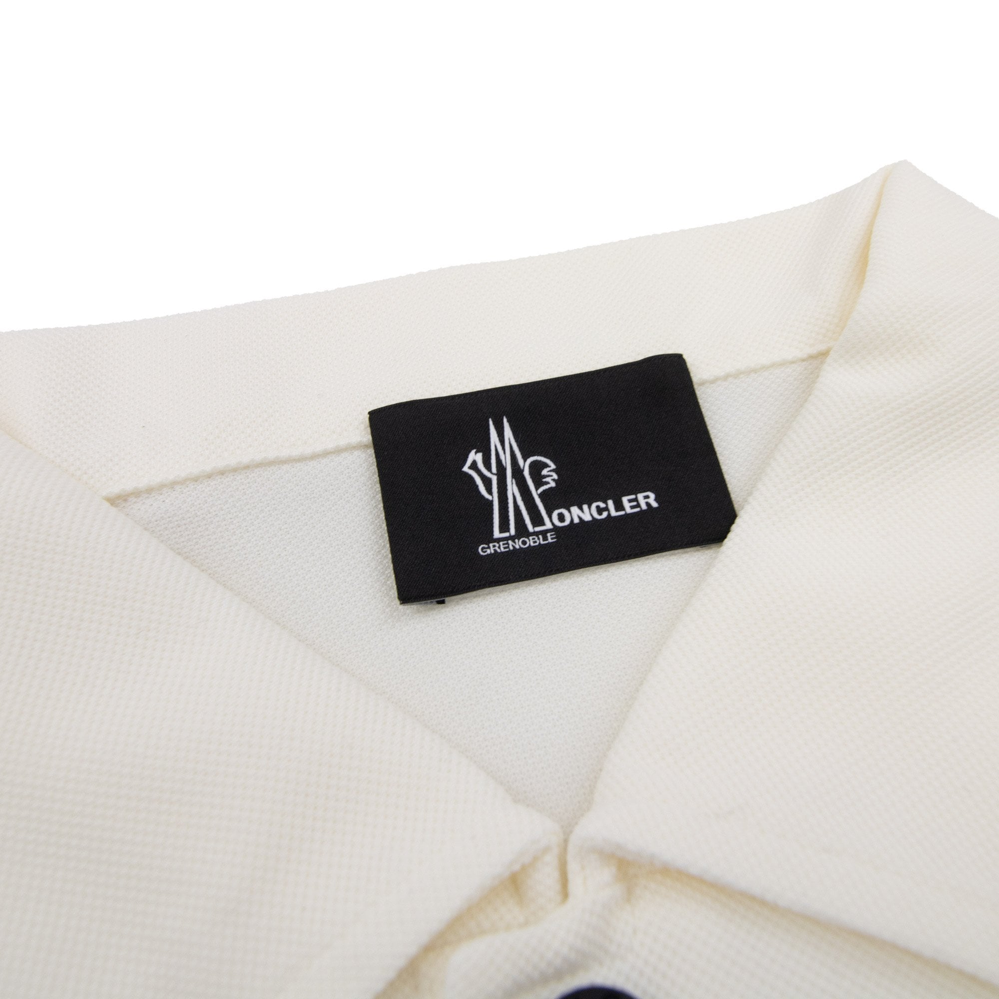 Moncler Grenoble Piquet Polo White 034