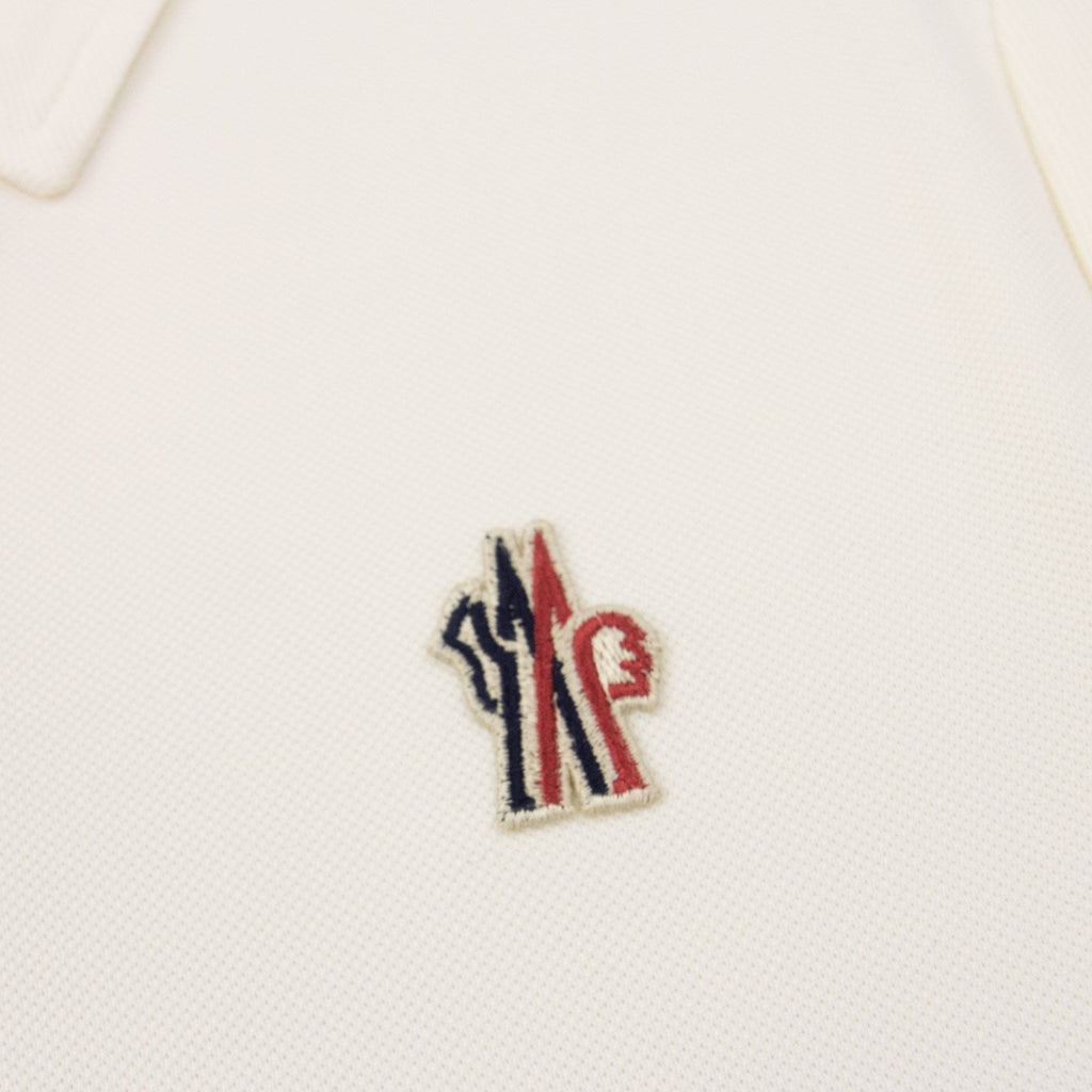 Moncler Grenoble Piquet Polo White 034