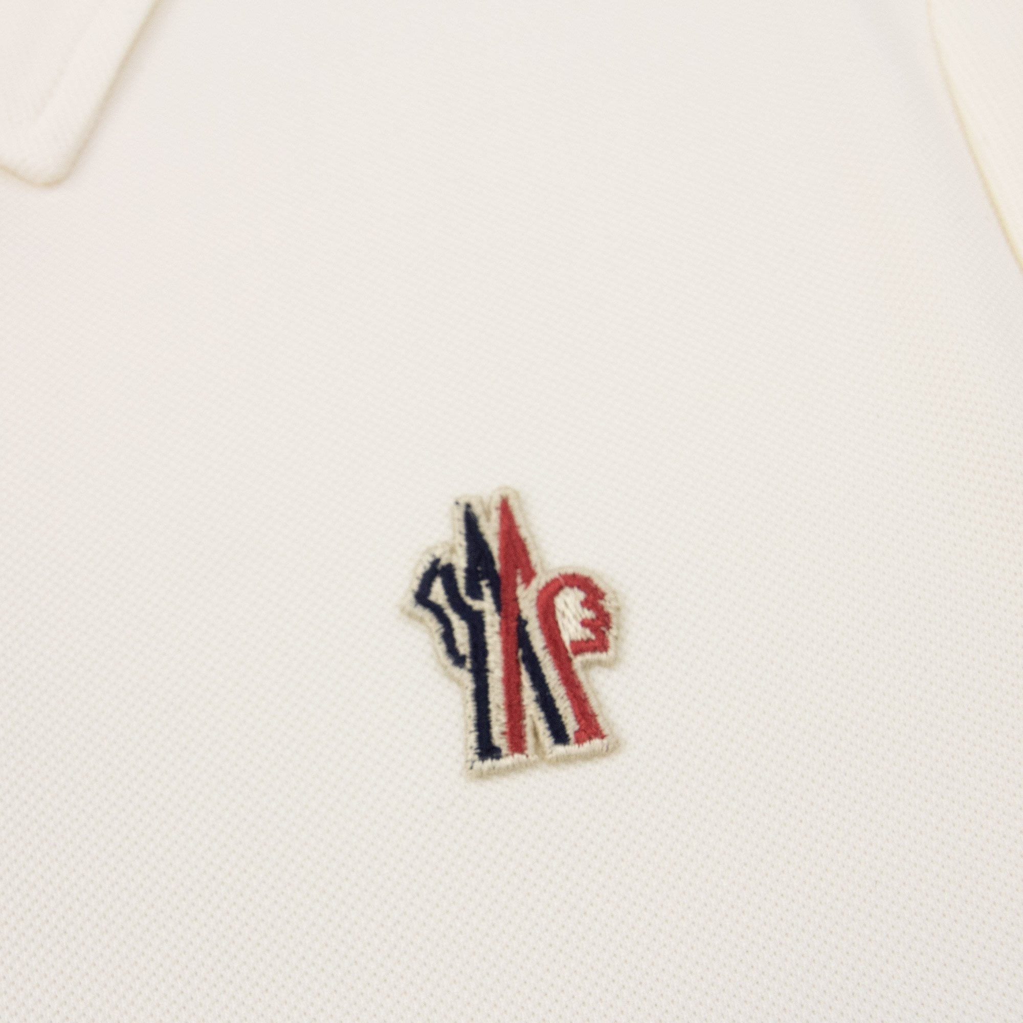 Moncler Grenoble Piquet Polo White 034