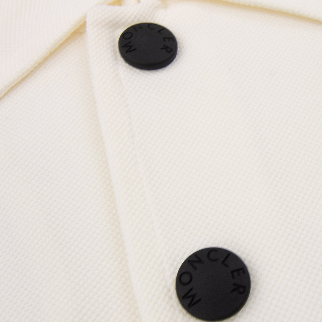 Moncler Grenoble Piquet Polo White 034