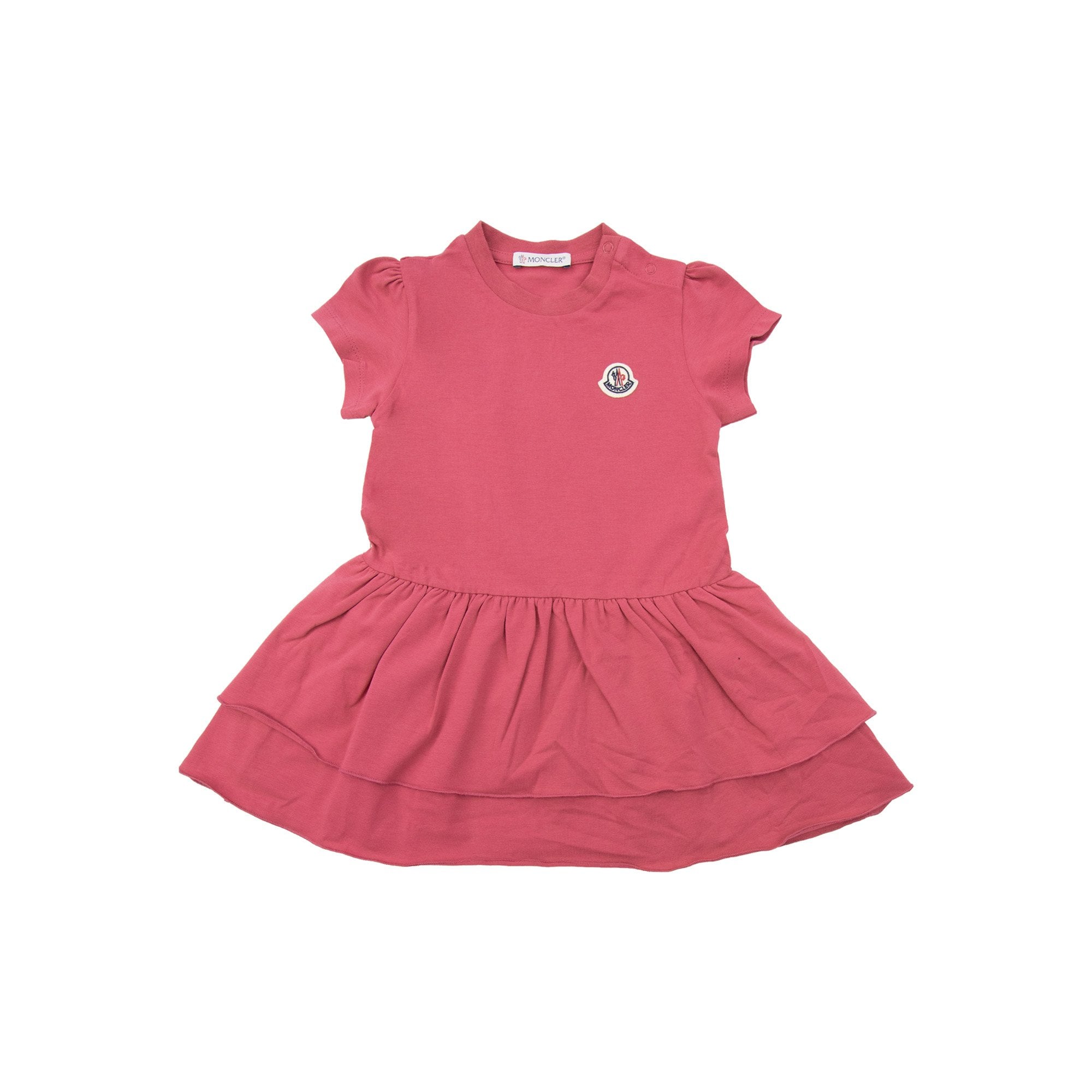 Moncler Junior Baby Girls Ruffle Dress Pink 557