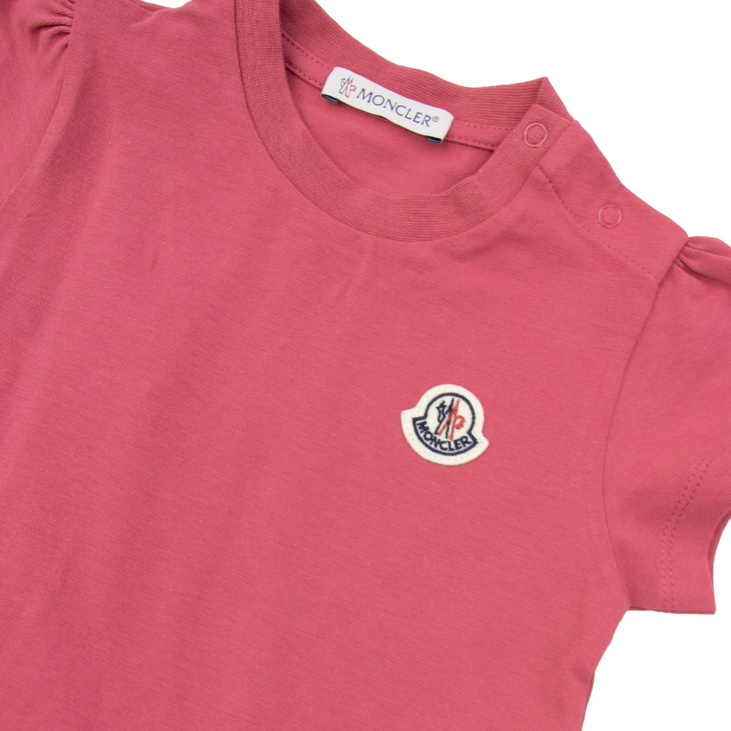 Moncler Junior Baby Girls Ruffle Dress Pink 557