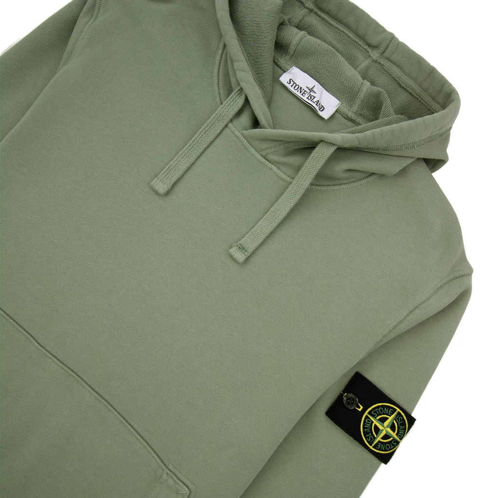 Stone Island 64151 Hooded Sweatshirt Khaki V0055